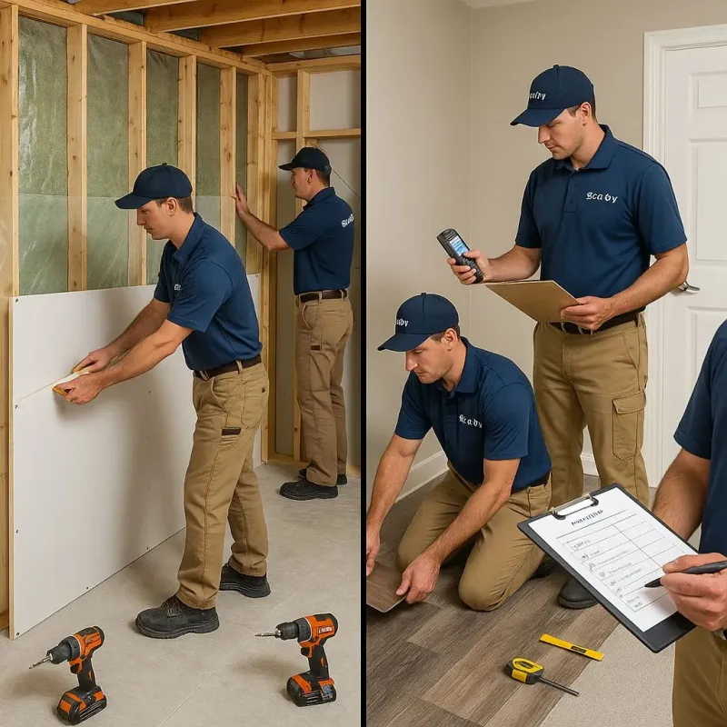 Repairs and Reconstruction process in Orting, WA